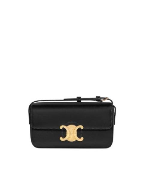 CELINE Celine Shiny Calfskin Claude Shoulder Bag