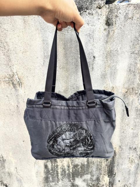 Yohji Yamamoto Y's Yohji Yamamoto Unisex Tote Bag Dragon Embroidered