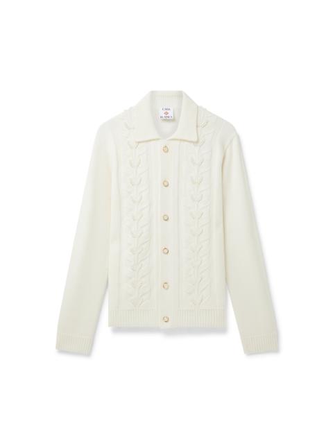 CASABLANCA Laurel Knit Cardigan | Casablanca Paris