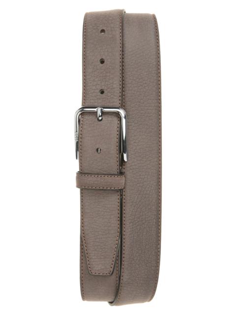 BOSS BOSS Madison Leather Belt in Dark Brown at Nordstrom