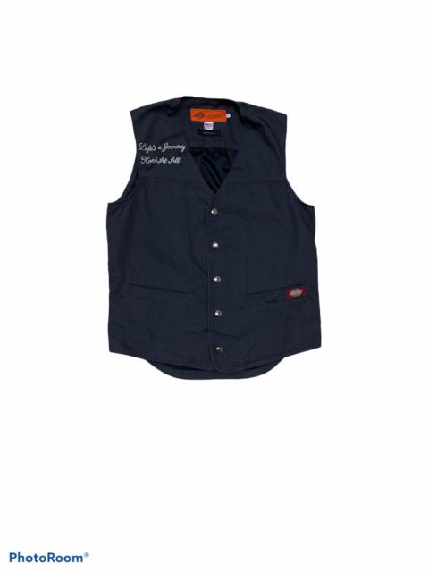 Other Designers Vintage - Dickies Vest workwear Life is a Journey Design