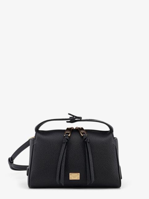Dolce & Gabbana Dolce & Gabbana Vittoria Leather Handbag Black
