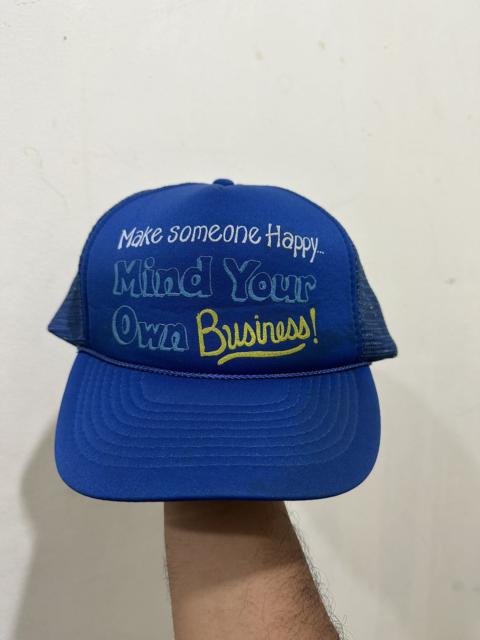 Vintage - 90’s Mind Your Own Business Trucker Hat