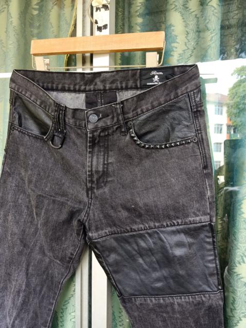 Other Designers Archival Clothing - Roen Japan X semantic Design Punk studed Skinny Jeans