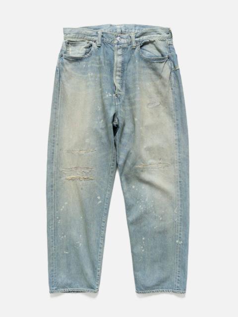 A.PRESSE No.37 Washed Wide Denim Pants Bleach