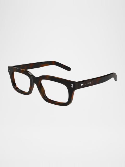 Men's Acetate Optical Frames with Magnetic Sunglasses Clip