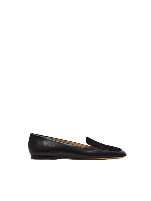 GABRIELA HEARST Aveda Flat Loafer in Black Leather & Suede