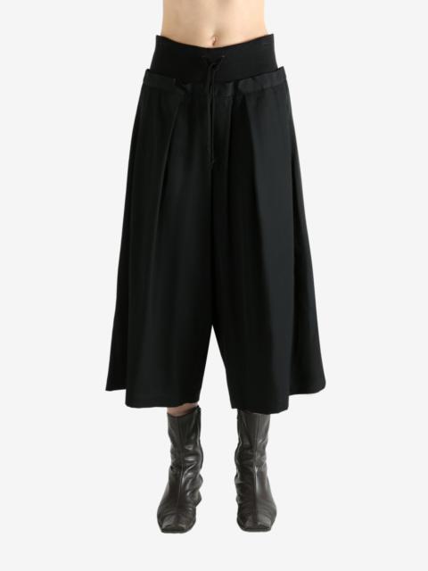 Y's Y'S - Women O-Rib Waist Wide Pants