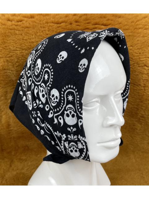 Other Designers Skulls - skulls bandana handkerchief neckerchief scarf turban H 0264