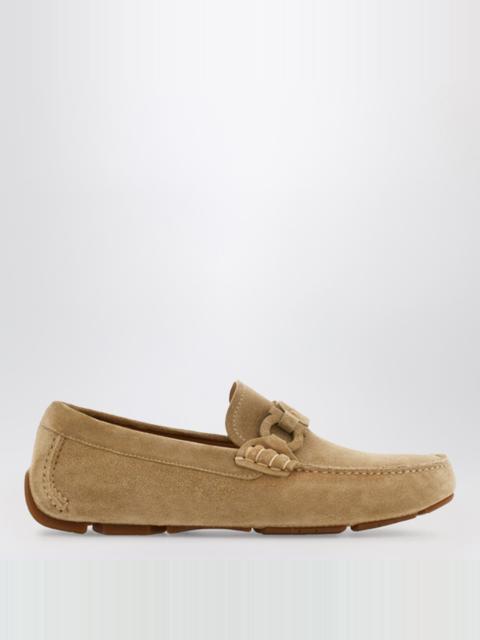 FERRAGAMO Safari-colored Gancini Driver loafer