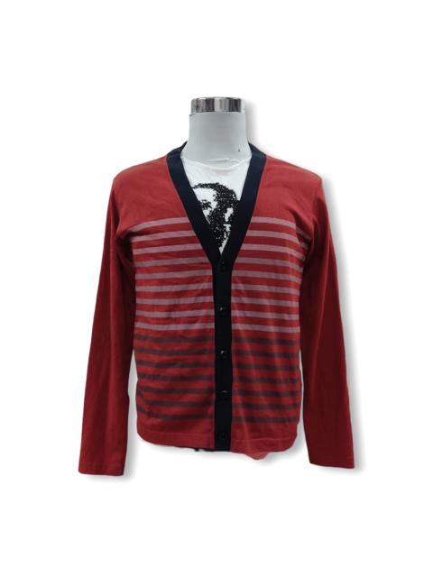 MAD HECTIC Striped Button-Up Cardigan Jacket