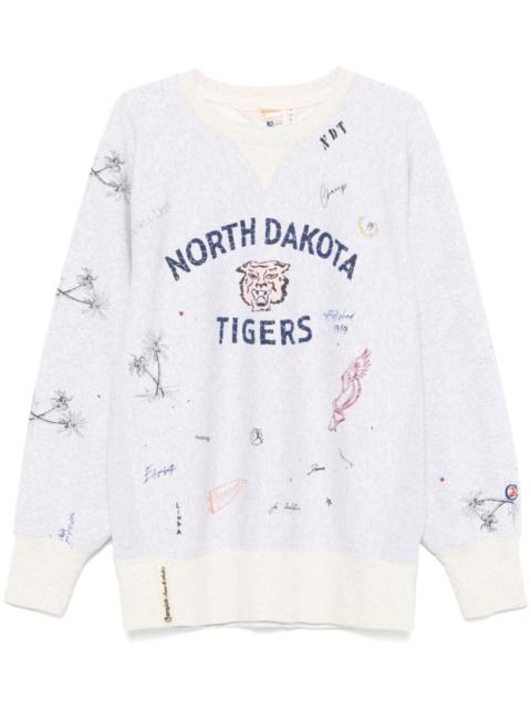 North Dakota Tigers-motif sweatshirt