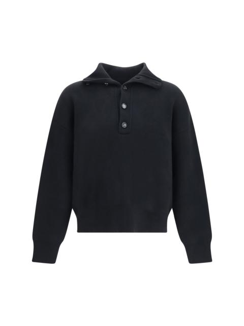 AMI Paris AMI Paris High-neck Buttoned Sweater Noir