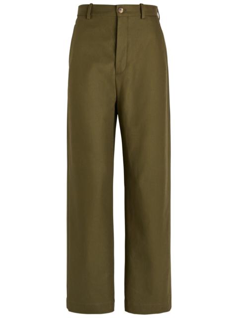 WARDROBE.NYC Wardrobe.nyc Drill Straight-leg Trousers