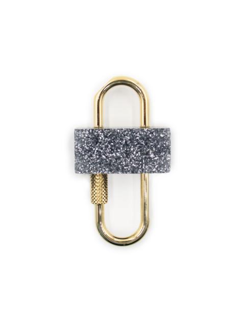 Small U Padlock Plexi & Metal in Gold