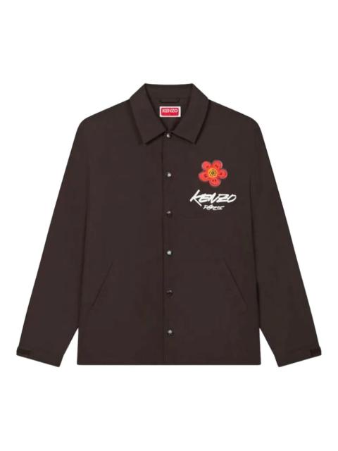 KENZO Shirt Jacket With Floral Details X Futura 2000
