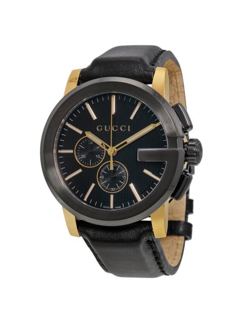 GUCCI Open Box - Gucci G-Chrono Chronograph Black Dial Men's Watch YA101203