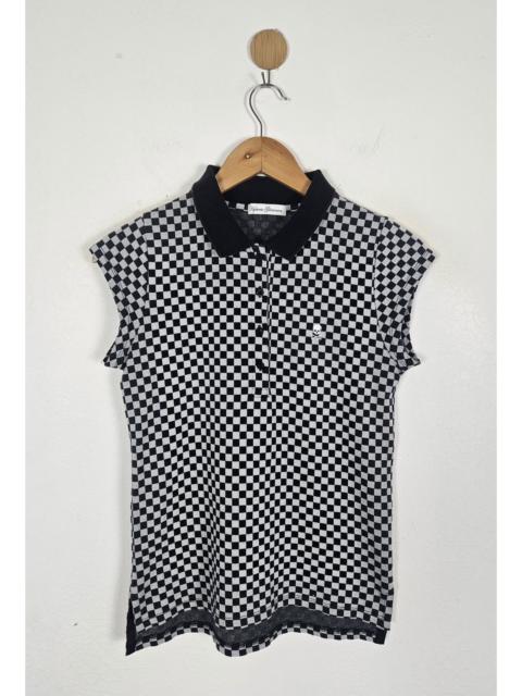 Hysteric Glamour Hysteric Glamour checkered polo tank top shirt