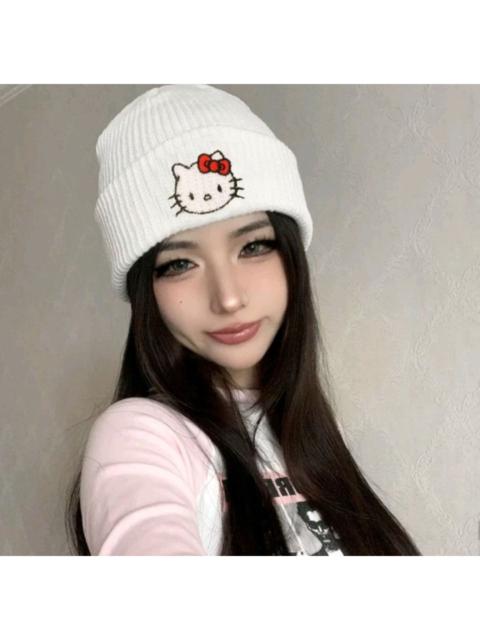 Other Designers Archival Clothing - Hello kitty white colour harajuku beanie