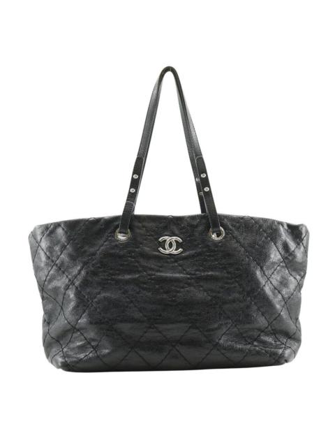 CHANEL Chanel Diamond Leather CC Tote