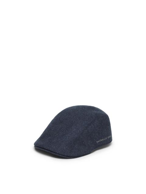 Brunello Cucinelli Brunello Cucinelli Flat cap in Night at Nordstrom