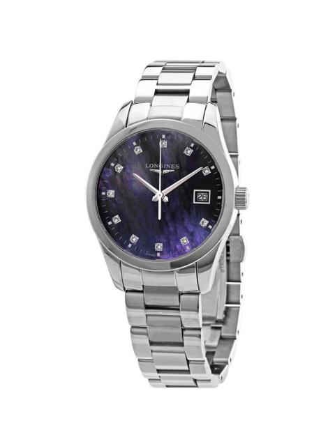 Longines Longines Conquest Classic Black Mother of Pearl Diamond Dial Ladies Watch L23864886