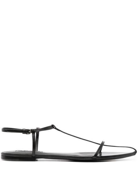 Jil Sander Jil Sander Women Leather Flat Sandals