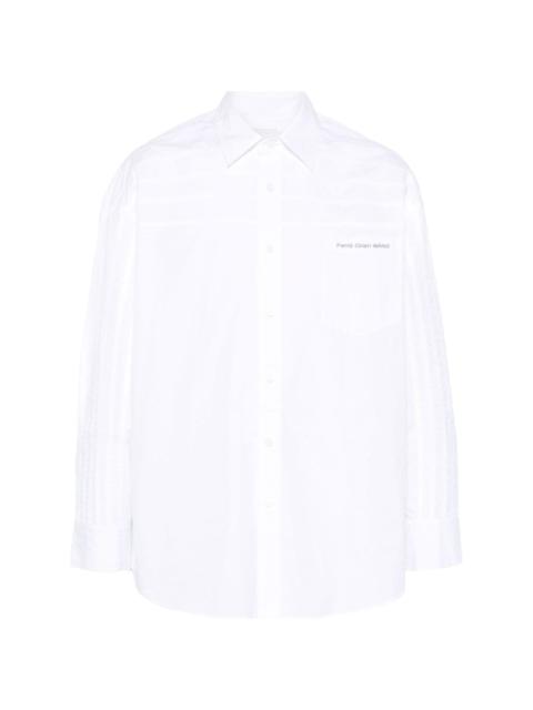 seam-detail shirt