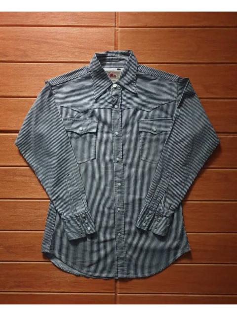 Other Designers 💥Edwin Hickory Japanese brand western shirt