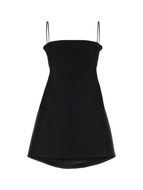 BALENCIAGA Balenciaga Women Black Wool Blend Mini Dress