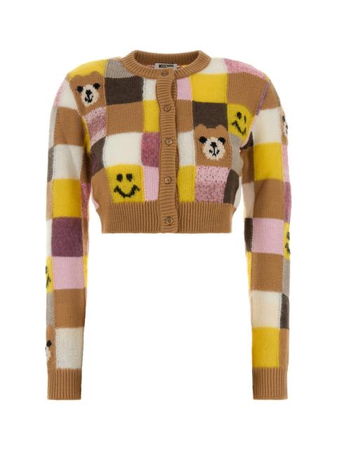 Moschino Embroidered nylon blend cardigan
