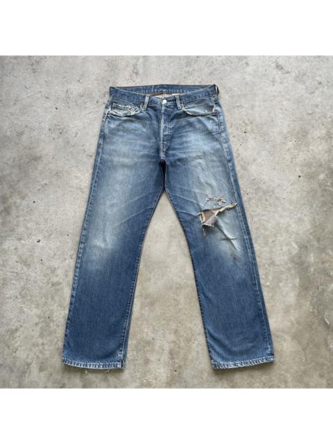 Levi's Vintage Levi’s 501 Ripped Faded Jeans Distressed Denim Pants