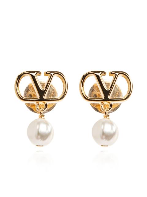 Valentino Valentino Garavani Women Vlogo Signature Pearl Earrings