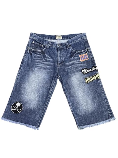 Other Designers Japanese Brand - 💀Vintage NYLAUS Released Hem Punk Patches Shorts