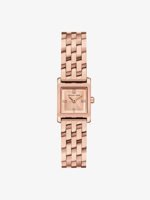 MICHAEL KORS Michael Kors Micro Georgie Quartz Rose Gold Dial Ladies Watch MK4932