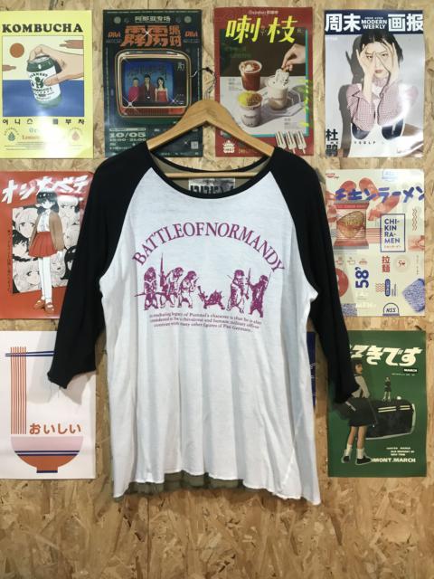 Other Designers PPFM MIL - SPEC BATTLE OF NORMANDY RAGLAN TEE