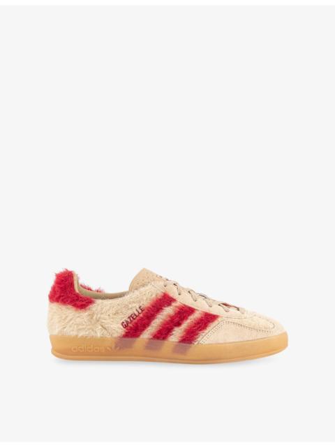 adidas Gazelle Faux-Fur and Suede Trainers