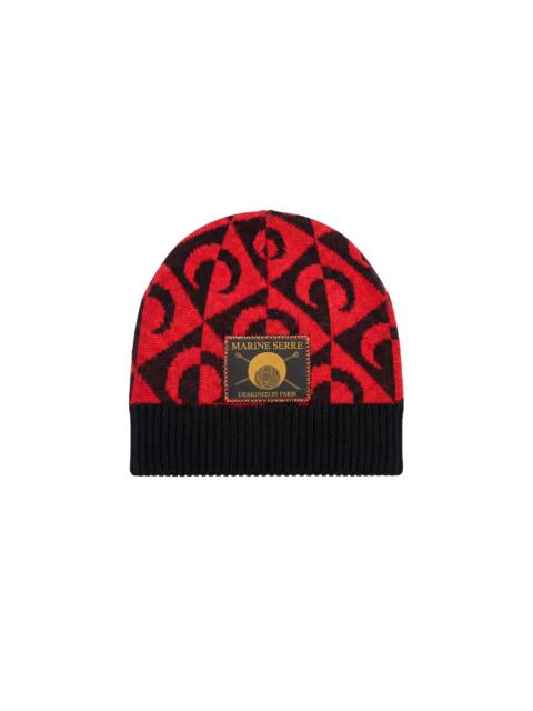 Marine Serre MOON LOZENGE KNIT BEANIE