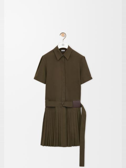 Loewe Pleated dress in cotton blend