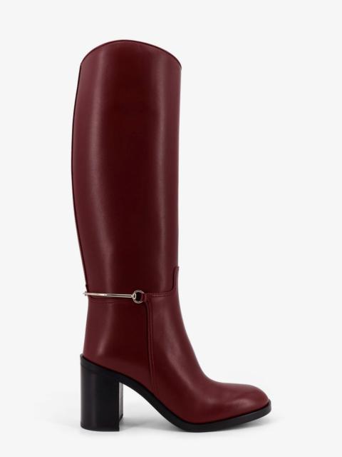 GUCCI Gucci Women Gucci Rosso Ancora Leather Boots