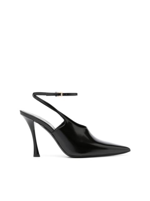 Show 105mm patent-leather pumps