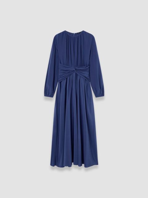 JOSEPH Leila Crepe de Soie Knot Silk Dress