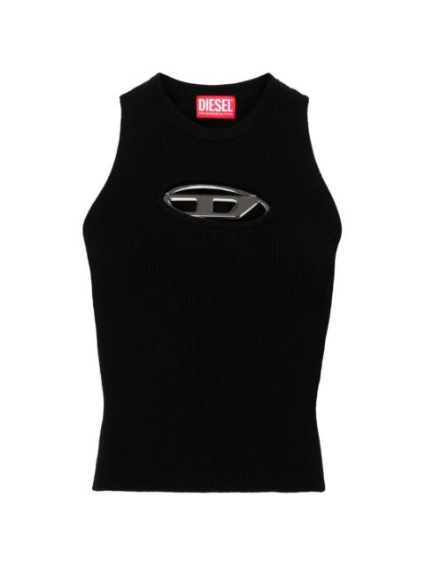 Diesel logo cutout tank vest