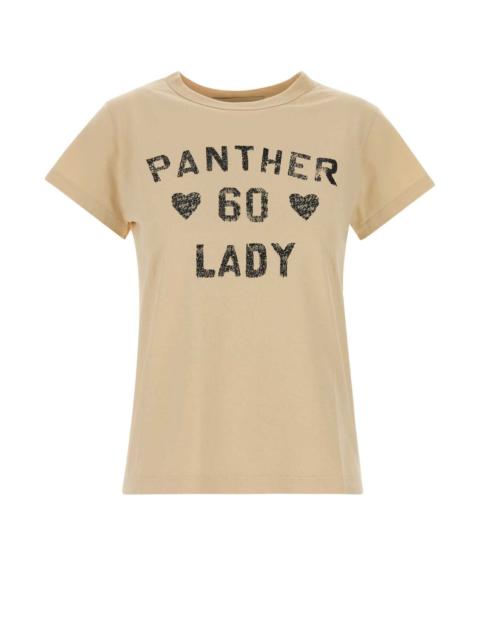 Valentino Valentino Garavani Women Cream Cotton T-Shirt