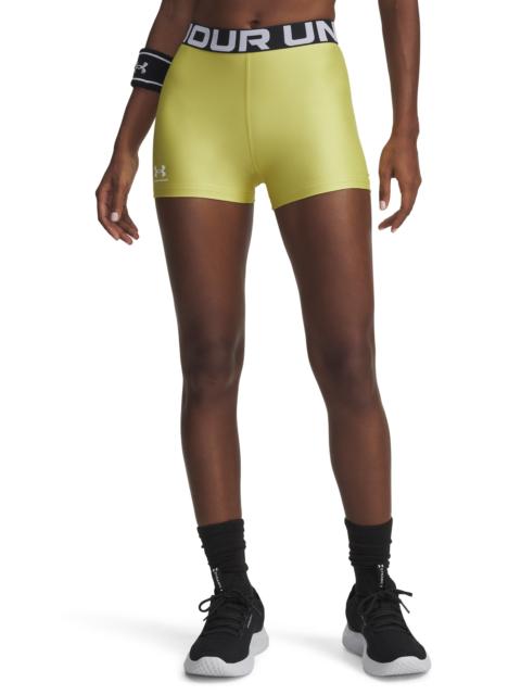 Under Armour Under Armour HeatGear® Shorts in Yellow Shade //White at Nordstrom