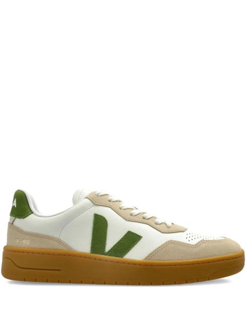 VEJA Veja V-90 Leather Suede Sneakers
