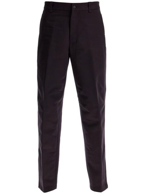 Lanvin biker gabardine trousers