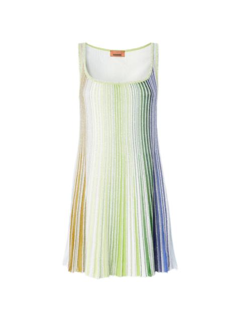 Missoni plissé mini dress