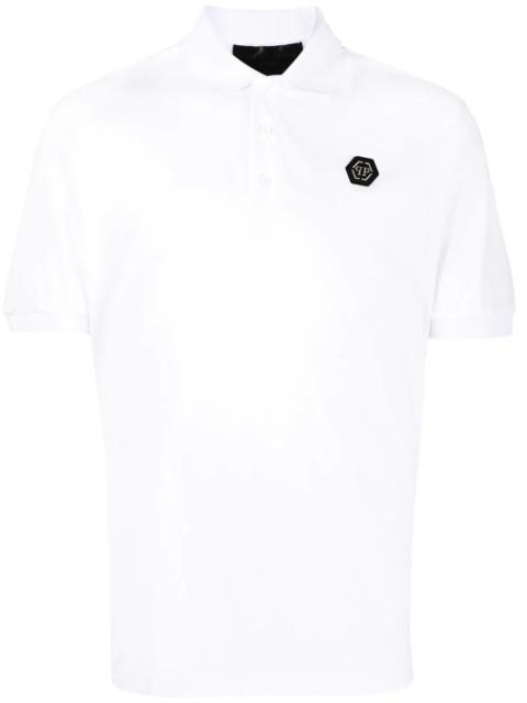PHILIPP PLEIN logo-plaque polo shirt