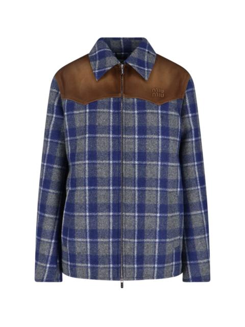 Miu Miu CHECK JACKET